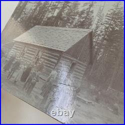Antique Cabinet Card Photograph Williams Valley School House Deer Park WA HS1