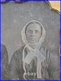 Antique Daguerreotype Husband Wife Portrait Identified Manchester Vermont Dean