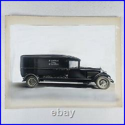 Antique Delivery Truck Car Photo c1925 Finley Flower Shop Funeral Home OR O114