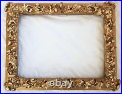Antique Fits 11x15 Rococo Gold Picture Frame Wood Gesso Ornate Fine Art Baroque