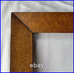 Antique Fits 21 X 27 19th Century Birdseye Curly Maple Veneer Picture Frame