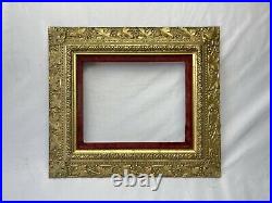 Antique Fits 8 X 10 Ornate Gold Gilt Gesso Fine Art Victorian Picture Frame