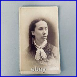 Antique Lot of 13 Victorian Girls Women Cabinet Photograph Portrait Studio Cards