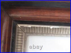 Antique Pair Hand Painted Tintype Photo's of a Couple in Original Fine Frames