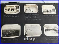 Antique Photo Album with Old Family and Various Vintage Attractions 1900-1940+