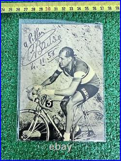 Antique Photo Cycling Cyclisme 1956 Original Vintage Postcard