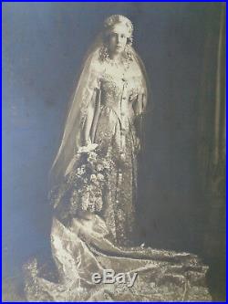 Antique Photo Grand Duchess Maria Romanov Russia Princess Leiningen Wedding 1926