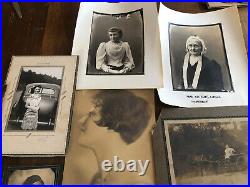 Antique Photo Lot Women Antique Cabinet Cards & other Types