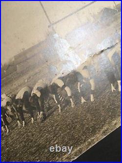 Antique Photo Of Iowa Team & Legendary Football Player & College Coach Moray Eby