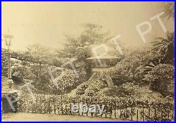 Antique Photo Original Early 1900s American Consulate Lyons Garden Kobe Japan