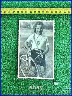 Antique Photo Photo Cycling Cycling Cycling Original Vintage Postcard