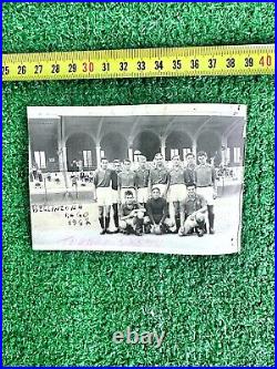 Antique Photo Photo Football Bellinzona 1947 Original Vintage Postcard Jersey