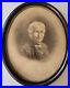 Antique-Photo-Portrait-Victorian-Woman-Oval-Framed-Black-Gold-Gilt-23x-19-01-uprx