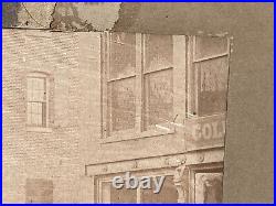 Antique Photograph 1896 Chicago Parade Election Free Money Hide And Leather Club