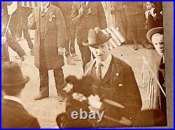 Antique Photograph 1896 Chicago Parade Election Free Money Hide And Leather Club