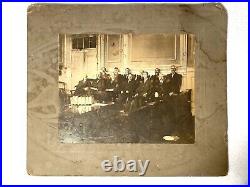 Antique Photograph Cabinet Card First Federal Jury In Cumberland Maryland