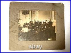 Antique Photograph Cabinet Card First Federal Jury In Cumberland Maryland