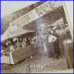 Antique Photograph Cabinet Card Historic Anheuser Busch Ale Beer St Louis MO