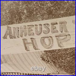 Antique Photograph Cabinet Card Historic Anheuser Busch Ale Beer St Louis MO