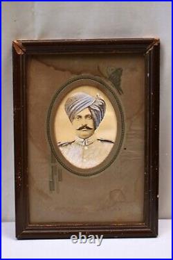 Antique Photograph Shitole Maratha Sardar Of Baroda Princely State Gaikwad Bromi