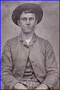 Antique Tintypes & Ambrotype Collectible & Unique 1860s Cowboys, women, men