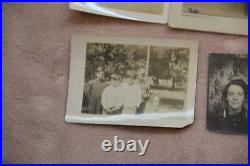 Antique VINTAGE LOT OF PHOTOGRAPHS 1927 with Cars, Camps, Horses, Men, Women