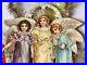 Antique-Victorian-Christmas-Ornament-Three-Angels-12x9-5-Beautiful-01-sw