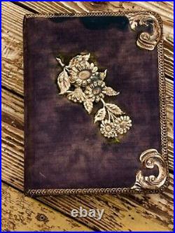 Antique Victorian Photo Album Decor Collectible. 9x12