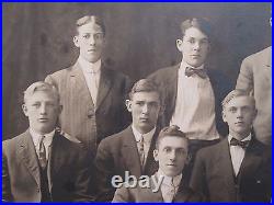 Antique Vintage 1911 Keystone Baseball Team Id'd Players Mammoth Rare Photograph