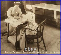 Antique Vintage 1913 Beatrice State St Chicago Dressing Room Manicure Dept Photo