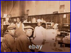 Antique Vintage African American Black Business Chicago Edelweiss Beer Pie Photo