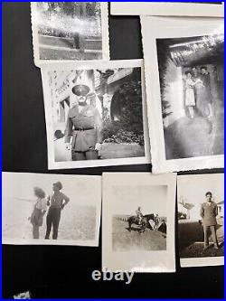 Antique Vintage Army Soldier Photos Lot Of 31 WWII 1942-1945