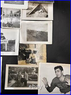 Antique Vintage Army Soldier Photos Lot Of 31 WWII 1942-1945