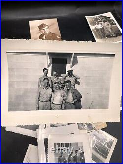 Antique Vintage Army Soldier Photos Lot Of 31 WWII 1942-1945