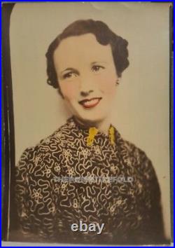 Antique Vintage Colored Hairdo Abstract Artistic Blouse Fashion Vernacular Photo