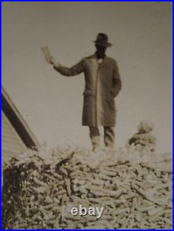 Antique Vintage Corn On The Cob Mountain Preacher Funny Unusual Artistic Photo