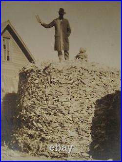 Antique Vintage Corn On The Cob Mountain Preacher Funny Unusual Artistic Photo