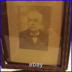 Antique/Vintage Double Swival Picture Frame with Victorian Antique People