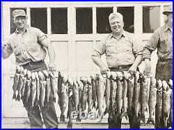 Antique Vintage Fishing Catch of the Day Men Fish Original Photograph DuBois PA