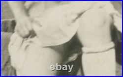Antique Vintage Flapper American Beauty Artistic Dress Knee Highs Risque Photo