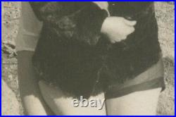Antique Vintage Flapper American Beauty Risque Striptease Lesbian Int Rare Photo