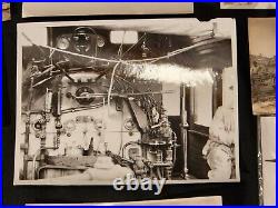 Antique Vintage Lot Of 58 Black & White Engine Railway Trains RR Photos Pictures