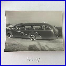 Antique Vintage Photograph of a Streamline Ford Bus Truck Lot of 2 Denmark