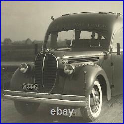 Antique Vintage Photograph of a Streamline Ford Bus Truck Lot of 2 Denmark