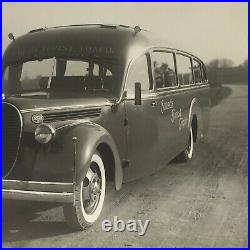 Antique Vintage Photograph of a Streamline Ford Bus Truck Lot of 2 Denmark