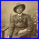 Antique-Vintage-RPPC-Postcard-Photograph-Black-African-American-Man-COWBOY-Hat-01-au