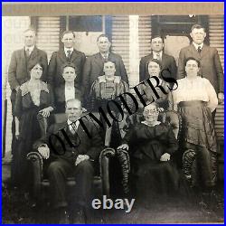 Antique Vintage Real Photograph SMITH & CABLE FAMILY TREE OSGOOD OHIO ITHACA, MI