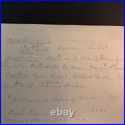 Antique Vintage Real Photograph SMITH & CABLE FAMILY TREE OSGOOD OHIO ITHACA, MI