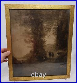 Antique Vintage Sepia Black and White Toned Print Wunderlich Co Old Master
