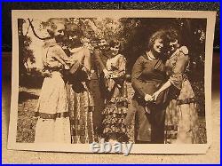 Antique Vintage Trio Female Girls Couples Lesbian Int Lgbt Girlfriend Fine Photo